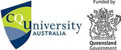 CQU logo & Queensland Government logo
