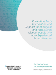 Prevention, Early Intervention & Support for Aboriginal & Torres Strait Islander People who have Experienced Sexual Violence